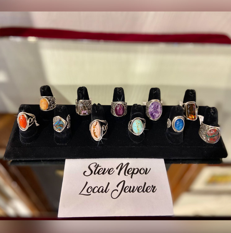 Steve Nepov jewelry - Mendocino