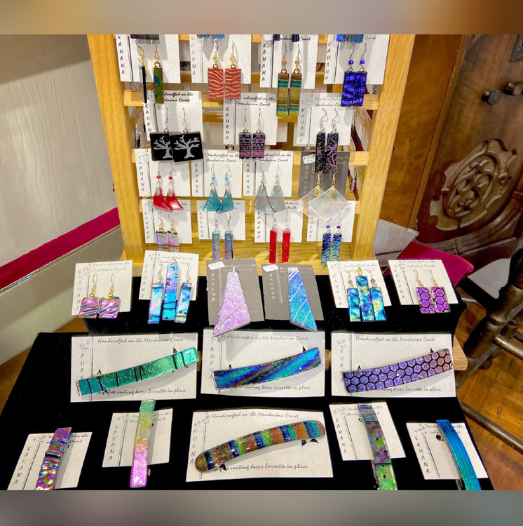 Kahana Glass jewelry - Mendocino